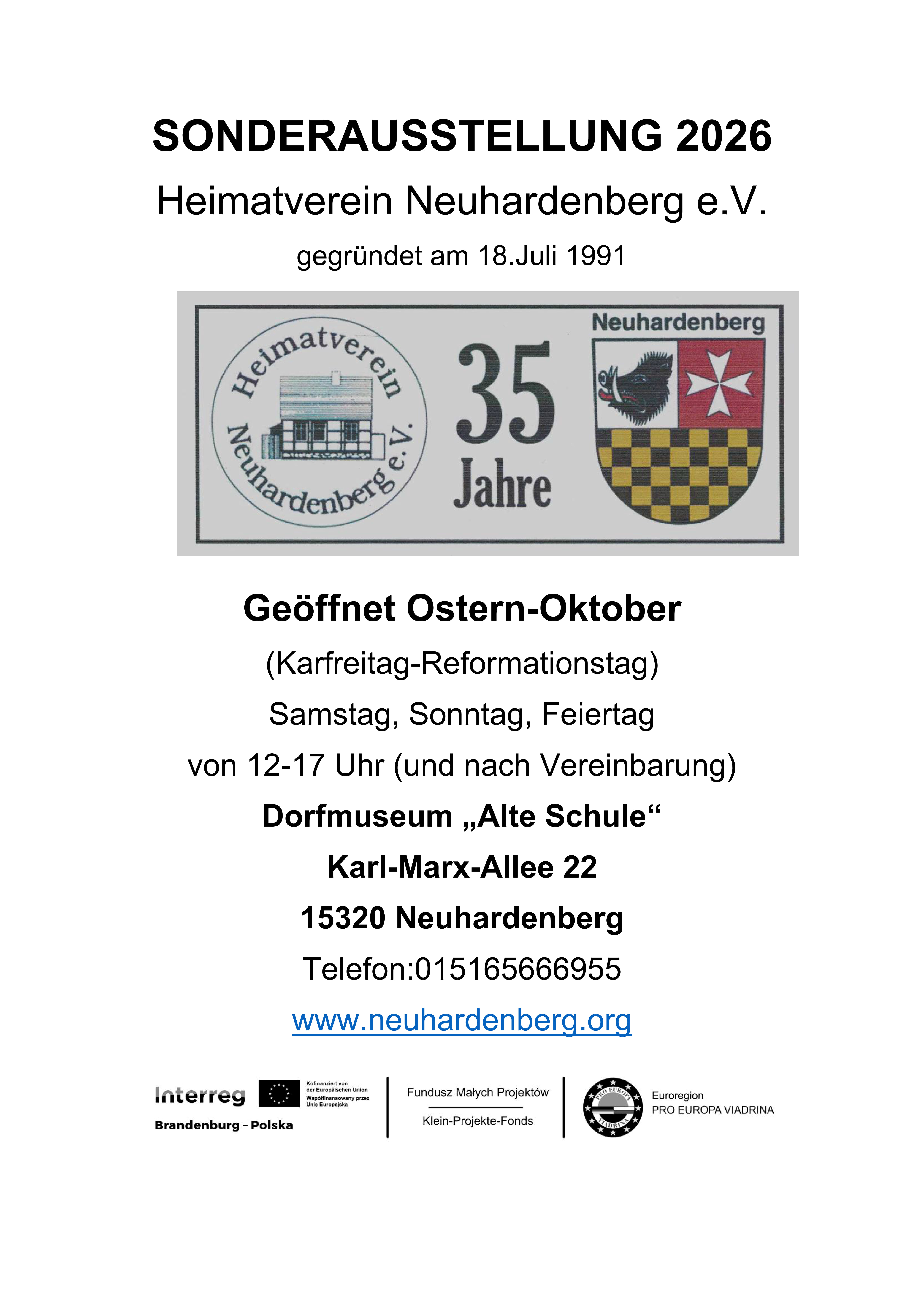 Plakat Sonderausstellung 2026 1